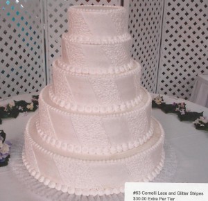63 Cornelli Lace and Glitter Stripes